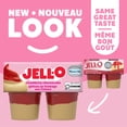 thumbnail image 2 of Jell-O Strawberry Cheesecake Flavour Refrigerated Cheesecake Snacks, 4 ct Cups, 2 of 15