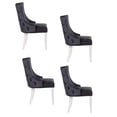 thumbnail image 2 of Chaises Stonefort noires (Plata Import), 2 of 4
