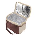 thumbnail image 3 of Insulated Lunch Box, Lunch Box Bag Reusable Leak Proof  For Picnic Navy Blue,Coffee, 3 of 8