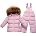 thumbnail image 1 of Kids Snowsuit Skisuit Set - Winter Puffer Jacket and Snow Bib Pants, 1 of 7