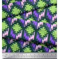 thumbnail image 2 of Soimoi Green Cotton Duck Fabric Aztec Geometric Fabric Prints By Yard 56 Inch Wide, 2 of 3