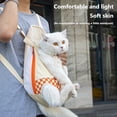 thumbnail image 3 of Pet Cat Carrier Backpack, Adjustable Pet Front Back Cat Dog Carrier Backpack With Legs Out, Portable Double Shoulder Pets Bag For Traveling Hiking Camping, 3 of 6
