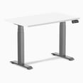 thumbnail image 1 of Desky Dual Mini Sit Stand Desk - White / 40 x 24 inches / Space Grey, 1 of 10