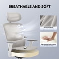 thumbnail image 4 of EDTara Mesh Ergonomic Office Chair, High-Back Swivel Design With Adjustable Lumbar Support, 3d Armrests and Reclining Back, 4 of 8
