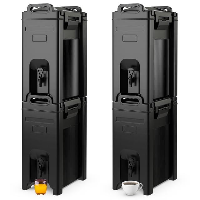 Costway 4 Pack Insulated Beverage Server/Dispenser 5 Gallon