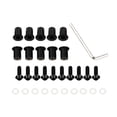 thumbnail image 4 of DYNWAVECA 6X 10 Pieces Universal Windscreen Windshield Bolts Screw Kit M5 5mm Bolt Blue, 4 of 9