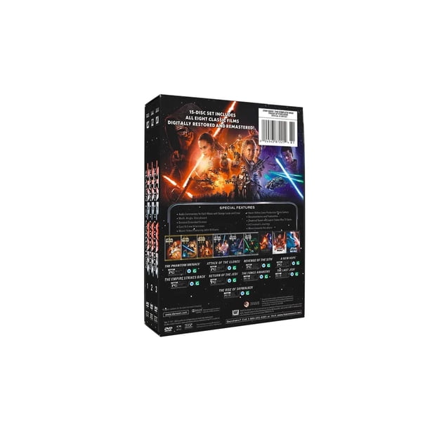 Star Wars Saga Season 1-9 DVD Collection (English only) - Walmart.ca