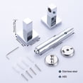 thumbnail image 3 of PENGXIANG Wall Mount Toilet Paper Holder Spring-Loaded Toilet Tissue Holder Chrome-Plated Stainless Steel Toilet Paper Holder/Roller Toilet Paper Holder Wall Mount Bathroom Tissue Paper R, 3 of 9