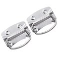 thumbnail image 1 of Kovo 2 Pcs Poignées en Acier Inoxydable Poignées de Coffre Robustes pour Boîte à Outils Porte, 1 of 5