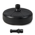 thumbnail image 1 of Patiojoy Base Ronde Remplissable pour Parasol, Support de Parasol de Patio Rempli d'Eau et de Sable, Convient aux Poteaux de Parasol de 1,5 Pouces, 1 of 10