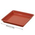 thumbnail image 2 of Hearth & Gear Square Trays Trays Plate Water Catcher Tray Outdoor Indoor Garden Cookie Sheets Wire Rake Rack Cookie Sheet with Rack Baking Liners Mini Loaf Pan with Lids Wolf Toaster Oven Pan Wire, 2 of 2