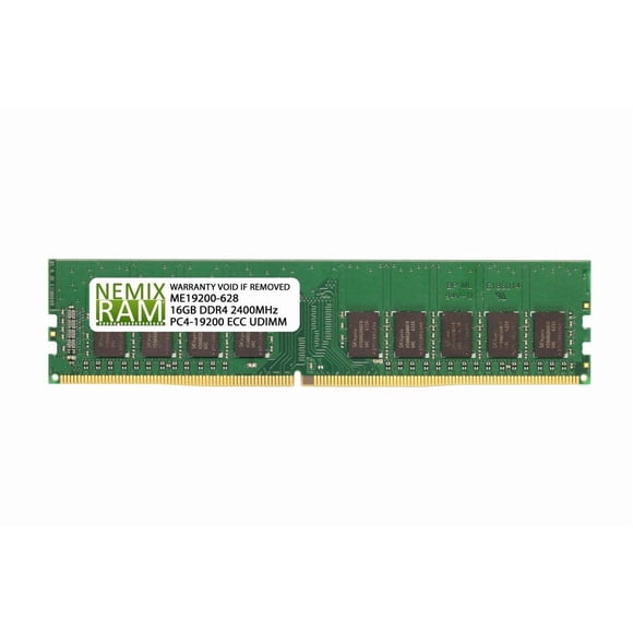 NEMIX RAM 16GB (1X16GB) DDR4 2400MHZ PC4-19200 2Rx8 1.2V CL17 288-PIN ECC UDIMM Compatible with Dell PowerEdge R330 Unbuffered Memory