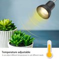 thumbnail image 4 of Tortue Lampe de Chaleur pour Aquarium Reptile Tache de Farniente avec Support avec 360 ° Rotation Clip & Alimentation pour Reptiles, Lézards, à, 4 of 5