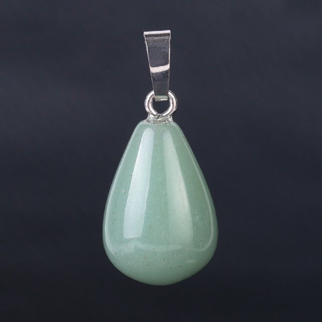 Water Drop Pendant Pear Shape Bead Simple Pendants for Necklace Women Jewelry