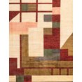 thumbnail image 1 of Ahgly Company Machine Washable Indoor Rectangle Abstract Yellow Area Rugs, 2' x 5', 1 of 7