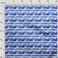 thumbnail image 3 of oneOone Polyester Spandex Dark Blue Fabric Asian Wave Craft Projects Decor Fabric Printed By The Yard 56 Inch Wide, 3 of 4