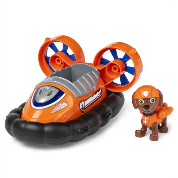 PAW Patrol, Aéroglisseur de Zuma avec figurine à collectionner, pour les enfants à partir de 3 ans