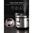 thumbnail image 3 of CUCKOO CR-3032 | 30-Cup (Uncooked) Commercial Rice Cooker & Warmer | Automatic Warm Mode, Nonstick Inner Pot, Detachable Inner Lid | Stainless Steel, 3 of 6