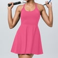 thumbnail image 2 of RXMEKW Robe Simulée Sans Manches Deux Pièces pour Femmes, Robe de Tennis et de Yoga Anti-Scandale à Col Rond, Robe Athlétique Décontractée Unie pour la Course et le Gym, 2 of 6