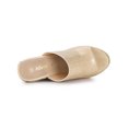 thumbnail image 4 of BLISSFUL STEP Women's Slip-On Platform Wedge Heel Wedge Sandals, 4 of 7