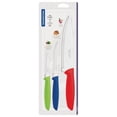 thumbnail image 2 of Tramontina Plenus Cutlery 18/0 Stainless Steel 3 Pc Knife Set with Multi-Colored Polypropylene Handles, 2 of 3