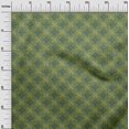 thumbnail image 2 of oneOone Silk Tabby Fabric Leaves & Geometric Block Decor Fabric Printed BTY 42 Inch Wide, 2 of 4