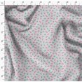 thumbnail image 4 of Soimoi Gray Modal Satin Fabric Bow & Stripe Decor Fabric Printed Yard 42 Inch Wide, 4 of 5
