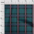 thumbnail image 1 of oneOone Georgette Viscose Fabric Tartan Check Print Fabric By The Yard 42 Inch Wide, 1 of 4