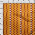 thumbnail image 2 of oneOone Tissu Polyester Lycra Chevron Imprimé Ikat Tissu au Mètre 56 Pouces de Large, 2 of 4