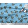 thumbnail image 3 of Soimoi Tissu Modal Satin Artistique Imprimé Papillon 1 Yard 42 Pouces de Large, 3 of 3