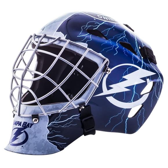 Franklin Sports GFM 1500 NHL LIghtning Goalie Face Mask