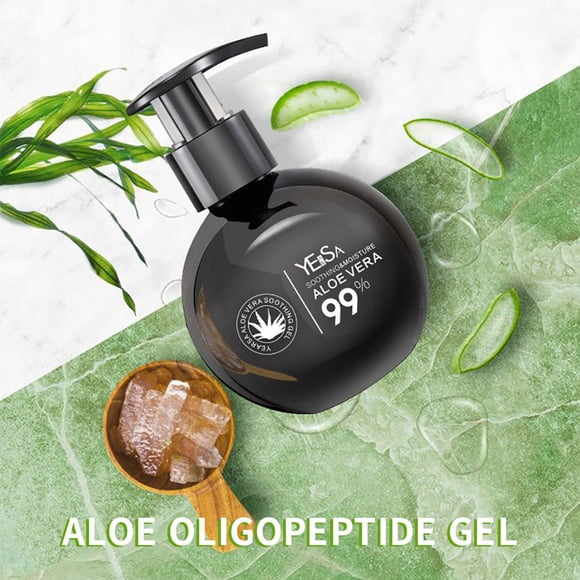 Dvkptbk Aloe vera gel Aloe gel Profondément Hydratant Soulagement des Bouchées de Cheveux