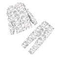 thumbnail image 1 of DIY Hand Painted Colorable Pajama Set Interactive Homewear For Children Cartoon Design Play And Wear, 1 of 3