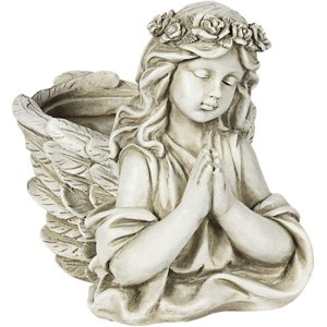 Jinsinto Angel Statue Plant Pot Head Planter Succulent Plant Pot Human Flower Pot Creative Succulent Planter