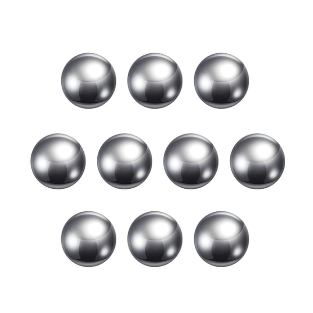Unique Bargains Billes de Roulement en Acier au Carbone 19 mm Polies avec Précision, Lot de 10