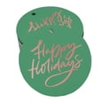 thumbnail image 1 of Inkdotpot Rose Gold Foil Paper Hang Tags Happy Holiday Favor Tags 100 Pieces, 1 of 6