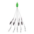 thumbnail image 1 of Agiferg 5 Arms Alabama Umbrella Head Fishing Rig Bait Fishing Lures With Snap Swivels, 1 of 2