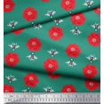 thumbnail image 2 of Soimoi Crepe Silk Fabric Floral & Bee Insects Print Fabric by The Yard 42 Inch Wide, 2 of 3