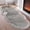 Gray #5, variant on Lisbinx 55In Extra Large Plush Bedroom Rug | Soft Velvet Fleece Carpet | Water Absorbent & Non-Slip Backing | Washable Modern Runner for Living Room & Bathroom