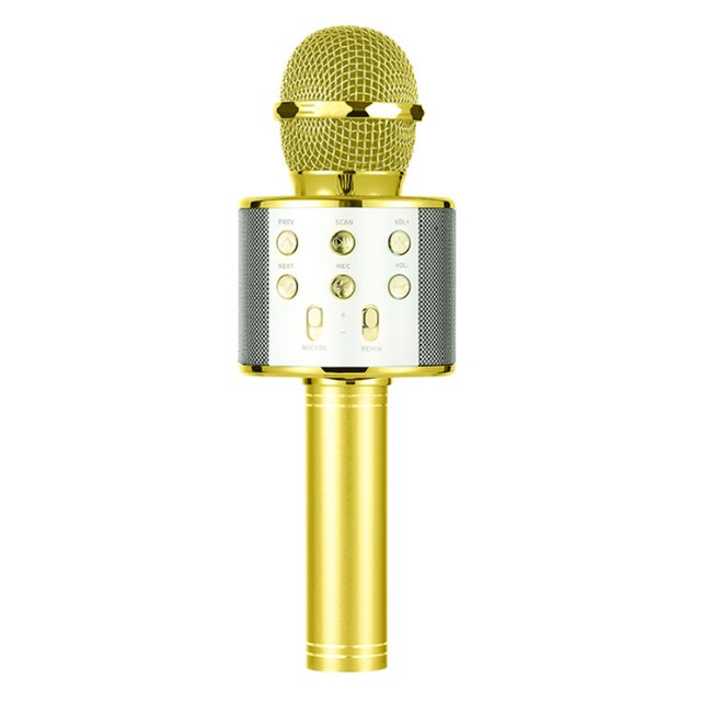 Mistaha ws858 Karaoke Player Wireless Bluetooth Condenser Microphone Speaker Recording Singing Live Microphone 1200mAh Rechargeable