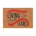 thumbnail image 1 of Giyblacko Tapis de Porte Baseball Amusant Tapis de Porte Maison 60*40CM Antidérapant Tapis de Porte Sale Entrée Porte d'Entrée Extérieure Tapis de Porche Antidérapant Polyester, 1 of 1