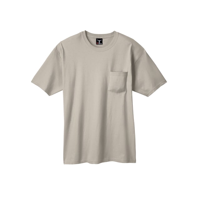 Hanes Beefy-T T-Shirt à Poche pour Hommes, 3TG, Sable