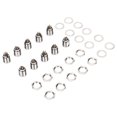 thumbnail image 1 of XLR Support de Panneau de Prise, Professionnel 10 Ensembles Prise XLR Compacte avec Base 3 Broches pour Microphone, 1 of 8