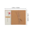 thumbnail image 3 of BRIGHTFUFU 8pcs Greeting Card Paper Cardstock Retro Design Express Wishes Father's Day, 3 of 8