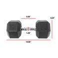 thumbnail image 3 of CAP Barbell Coated Hex Dumbbell, Single 3 - 100 lb, 3 of 6