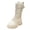 White, variant on Yammkia Toddler Girls Combat Boots Toddler Cowboy Boots Western Cowgirl Boots Boys Girls Mid Calf Square Toe Riding Walking Shoes Size 3 (Pink,Big Kids 3)