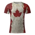 thumbnail image 1 of TIMIFIS T-Shirts pour Femmes - T-Shirt Feuille d'Érable du Canada - Hauts d'Été à Col Rond et Manches Courtes - T-Shirt Vintage Décontracté, 1 of 3