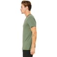 thumbnail image 2 of Bella Canvas T-Shirt Jersey à Col en V pour Homme, 2TG, Vert Militaire, 2 of 3