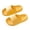 Yellow, variant on Kids Slippers For Children, Reversible Slide-On Design with Textured Strap, Lightweight EVA Foam, Thick Cushioned Sole for Home Bathroom and Bedroom, Unisex Casual House Shoes