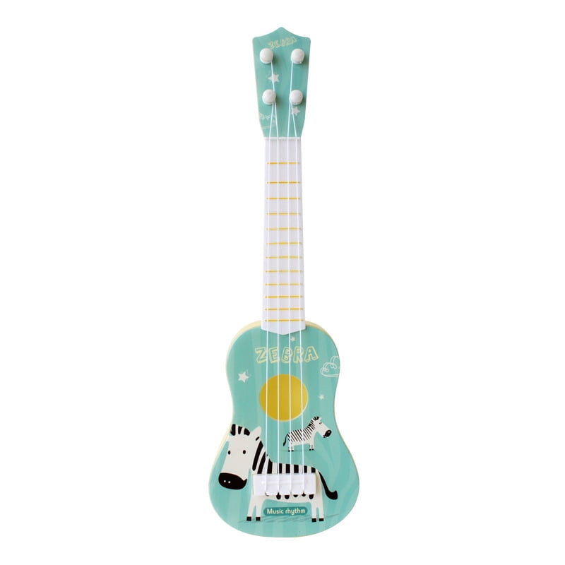 TheFound Toddler Kid's Musical Guitar Cute Cartoon Animal Print Mini Ukulele